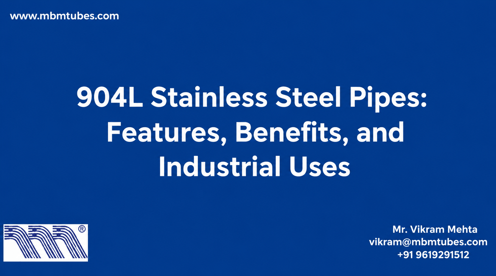 904L Stainless Steel Pipes