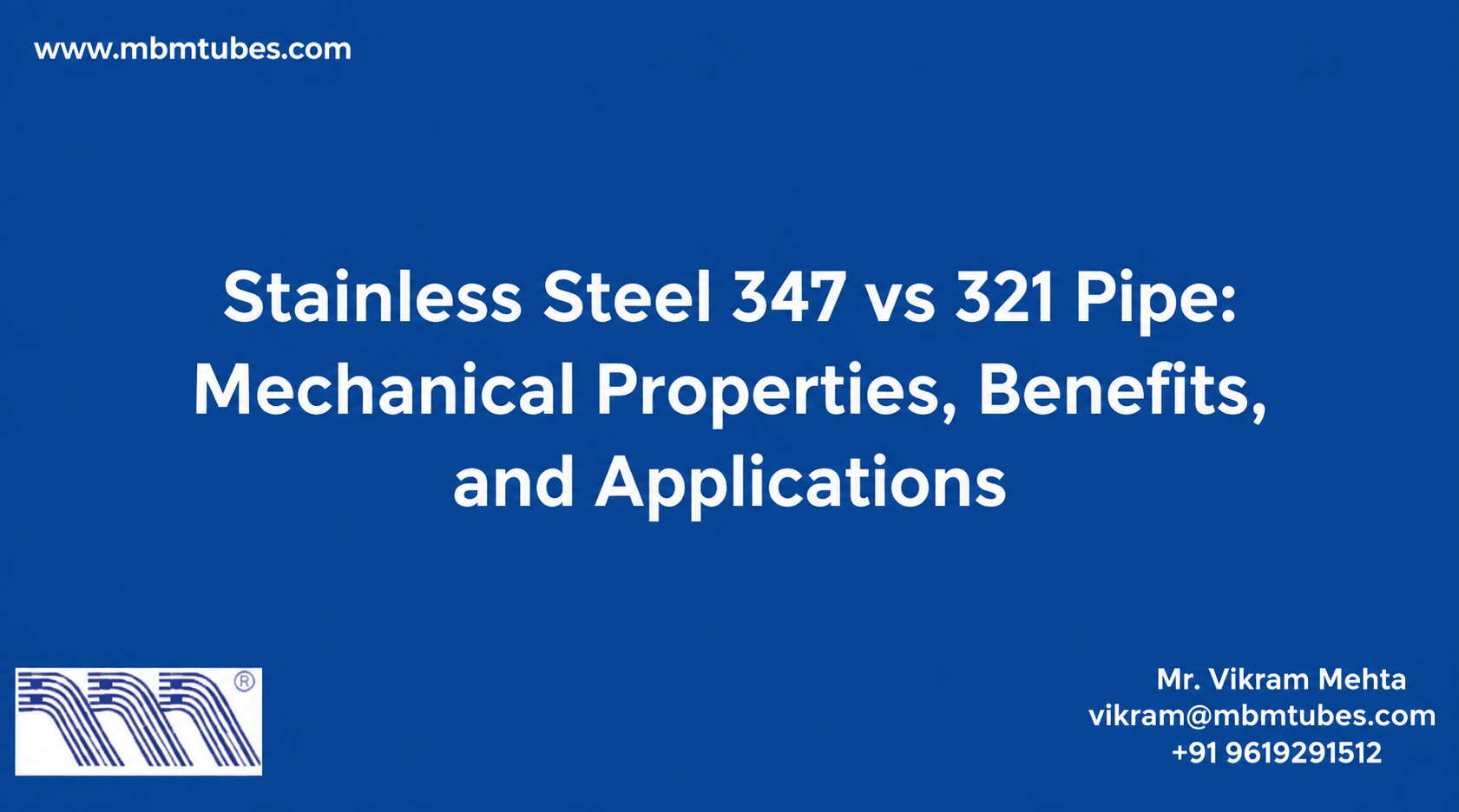 Stainless Steel 347 vs 321 Pipe