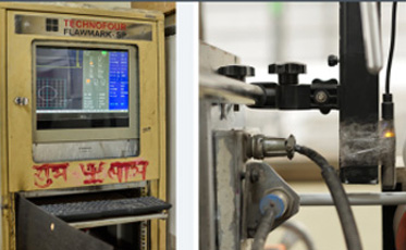 Eddy current testing machine at MBM Tubes